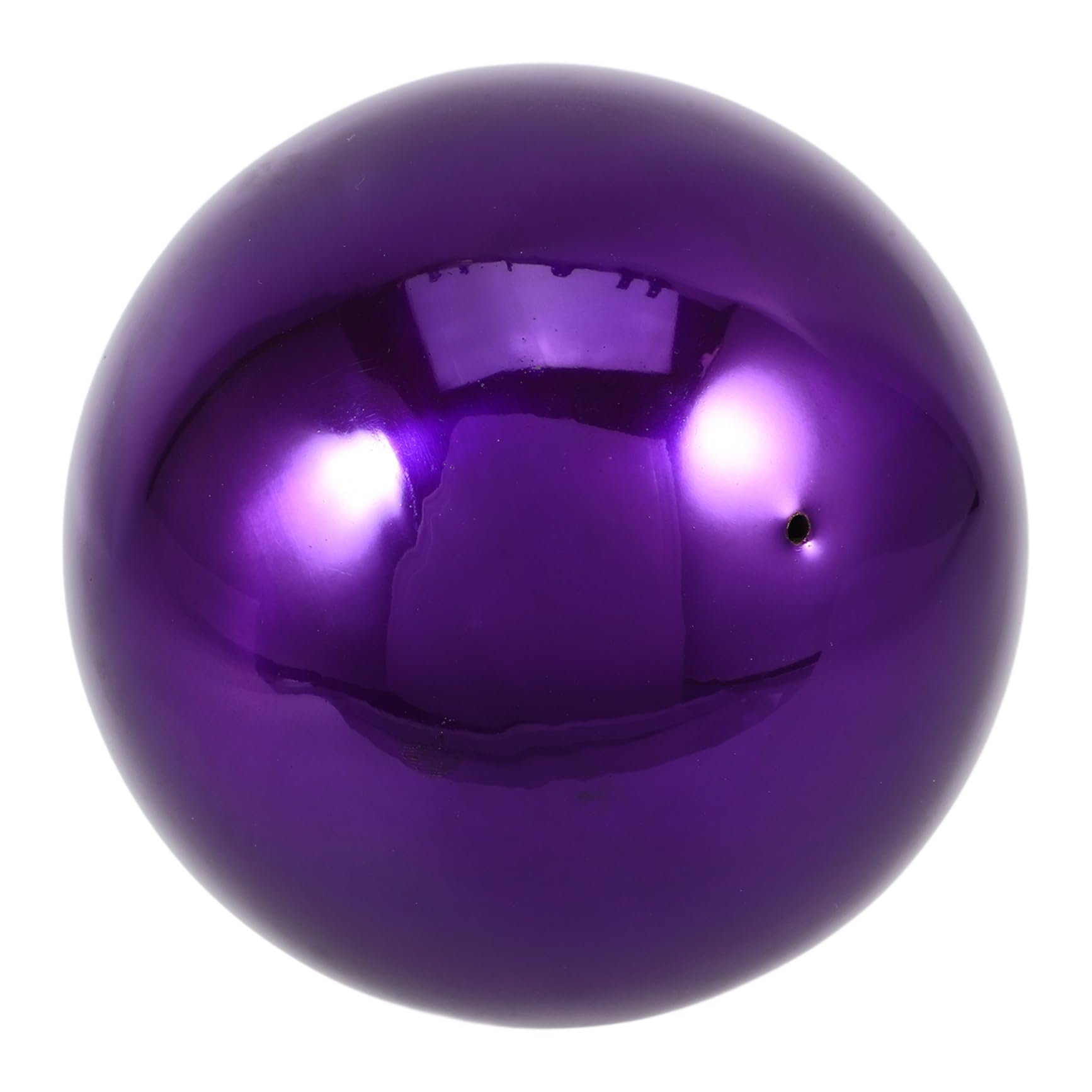 Garden Reflective Ball Gazing Globe Ball Gazing Ball Shiny Hollow Sphere Sparkling Gazing Door Decor Mirror Ball Mirrors Stainless Steel Outdoor Purple Ball Rack