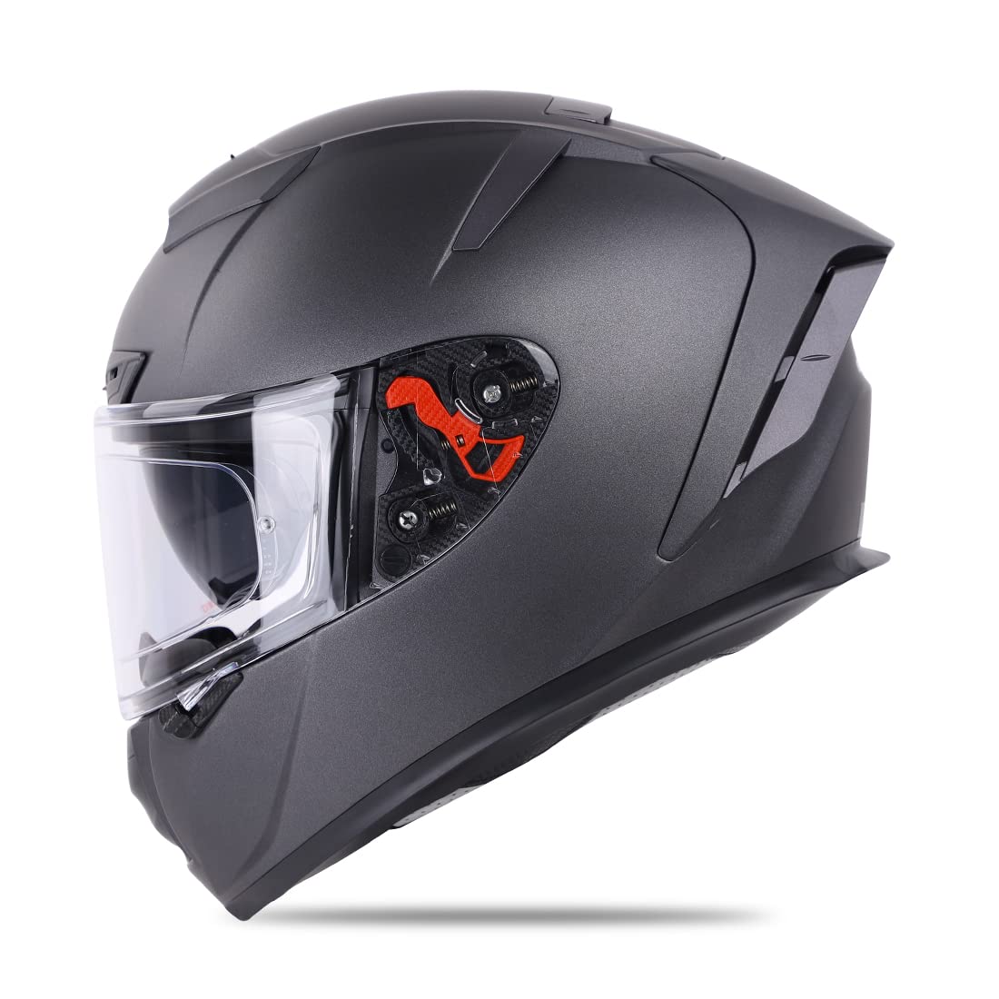 Ignyte IGN-4 ISI / DOT Certified Double Visor Full Face Helmet Outer Anti-Fog Clear Visor and Inner Smoke Sun Shield