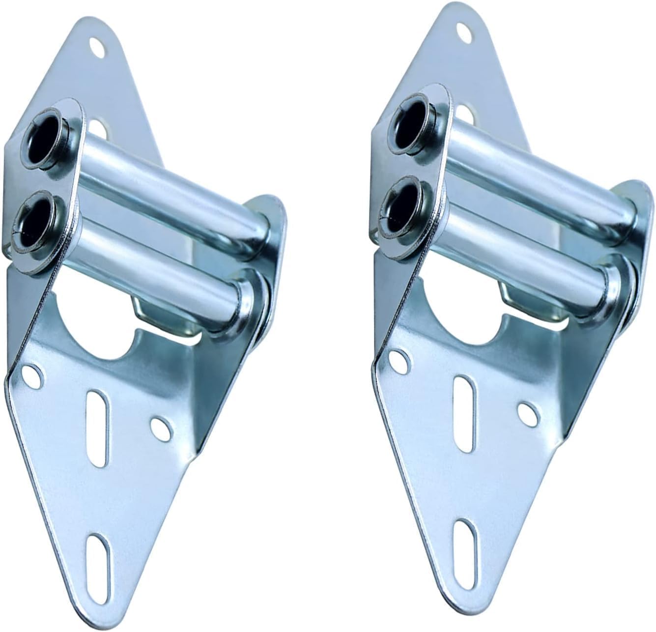 Garage Door Hinge Replacement Garage Repair -14 Gauge Steel with Galvanized Finish - Residential/Light Commercial Garage Door Replacement | Heavy Duty Hinges | Hinge #2 (Set of 4)