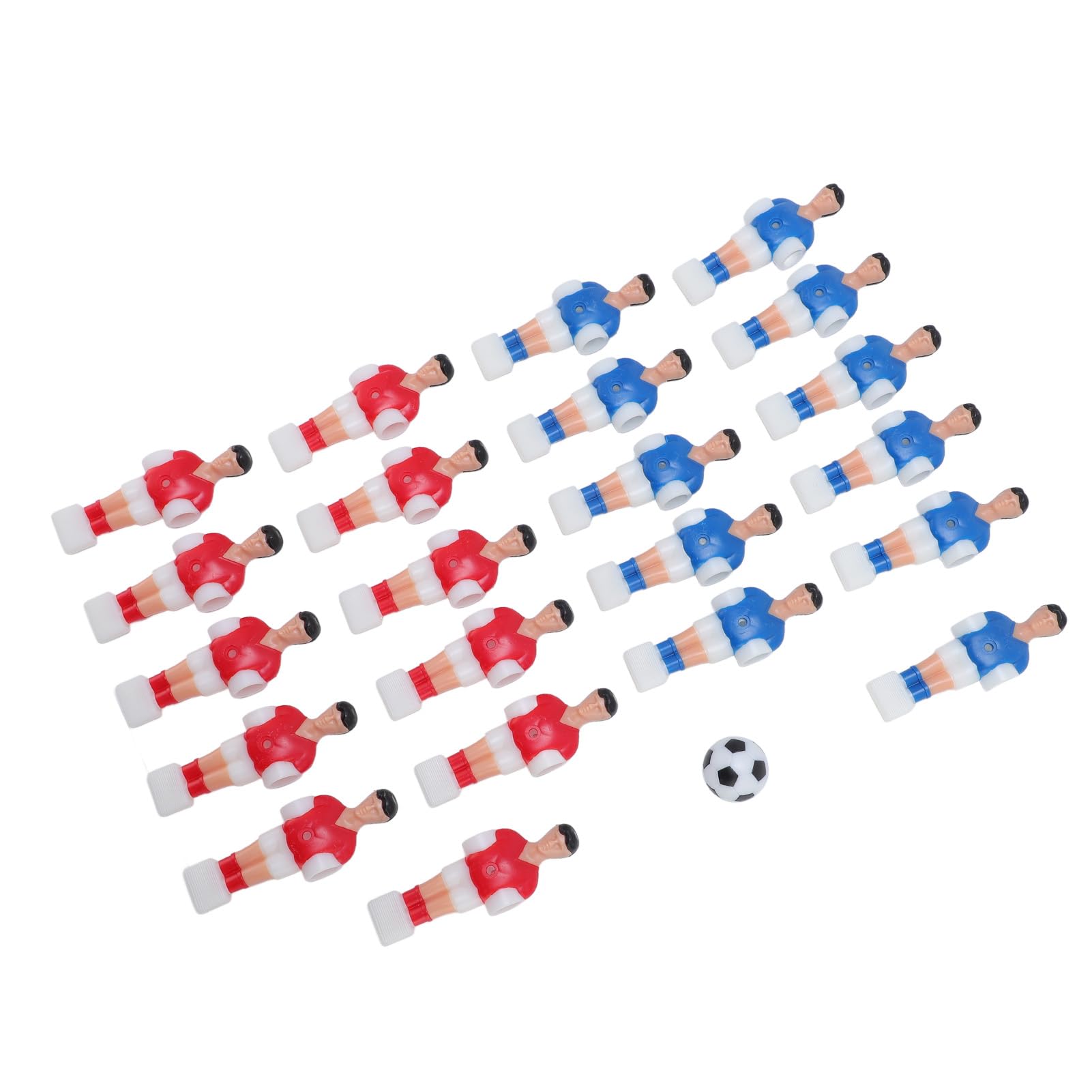 Dioche Accessorio per Biliardino 22PCS 11 Giocatori Rossi e 11 Blu con Pallina 32 mm