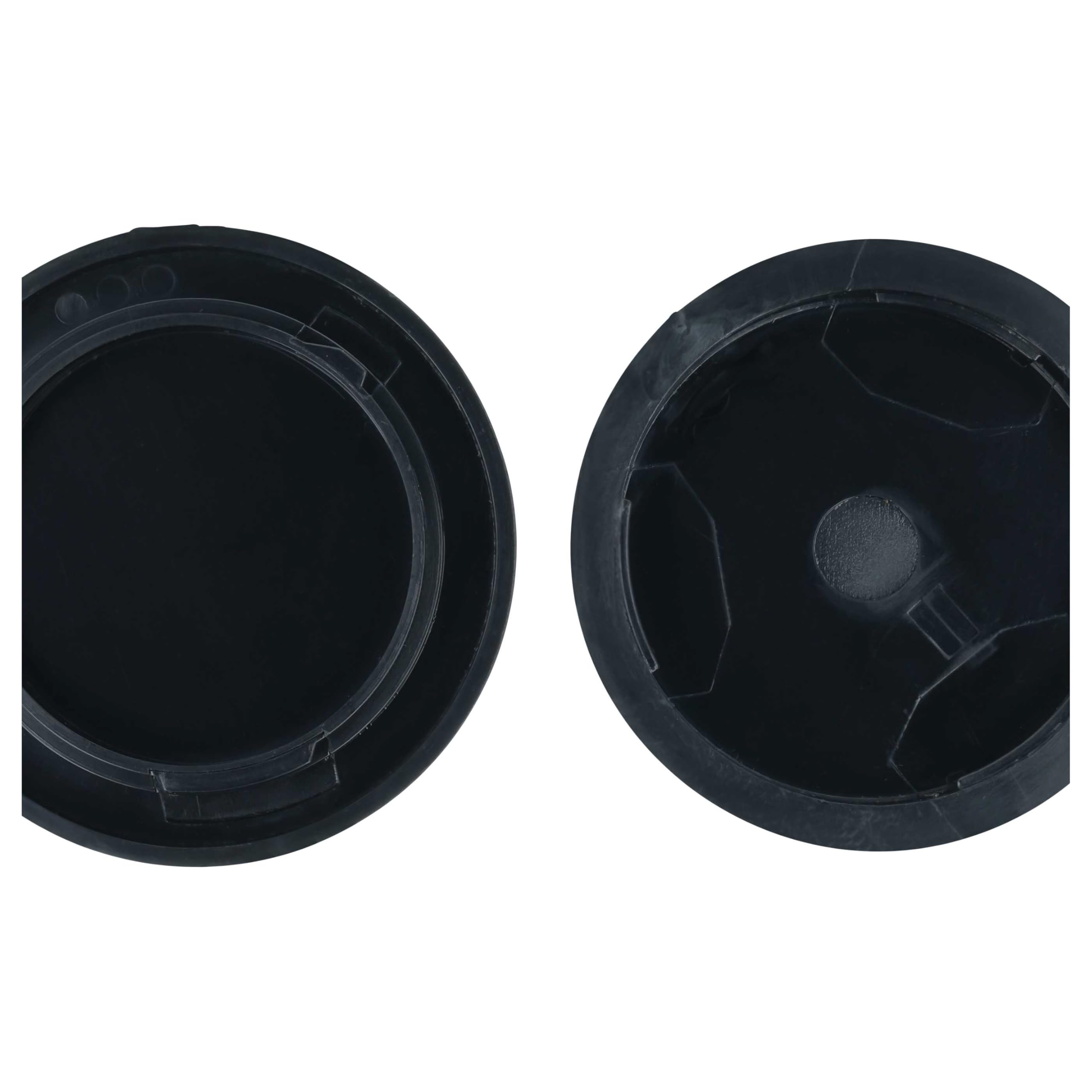 vhbw Lot de Bouchons pour Objectif Compatible avec Olympus OM-10 | OM-1, OM-4, OM-2, OM-4TI appareil photo - Cache arrière et de boîtier noir