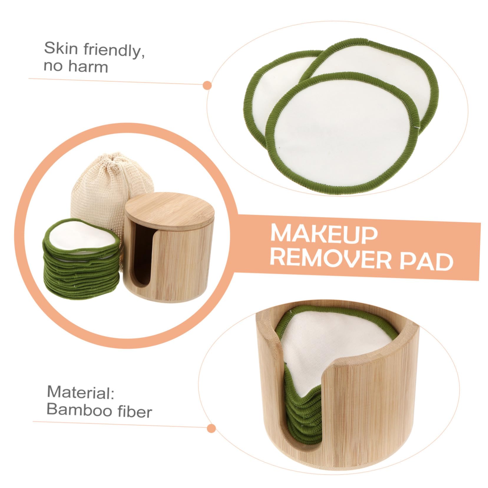 1 Set Make Up Entferner Pad Puderquaste Nagellackentferner Pad Gesichtsreinigungspads Make Up Puffs Make Up Entferner Tuch Make Up Entferner Puff Make Up Reinigungspads Generisch