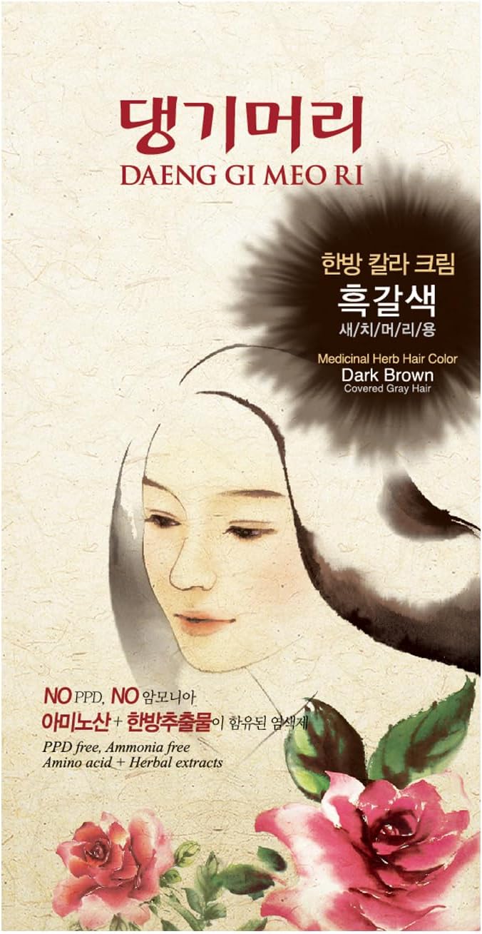 Korean Herbal Hair Dye Color