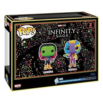 Amazon.com: Pop! Exclusive Black Light Two Pack Marvel
