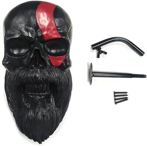 Miniatura 2 de Soporte para casco de motocicleta soporte para casco de calavera soporte de casco de resina extraíble accesorios de motocicleta soporte de montaje