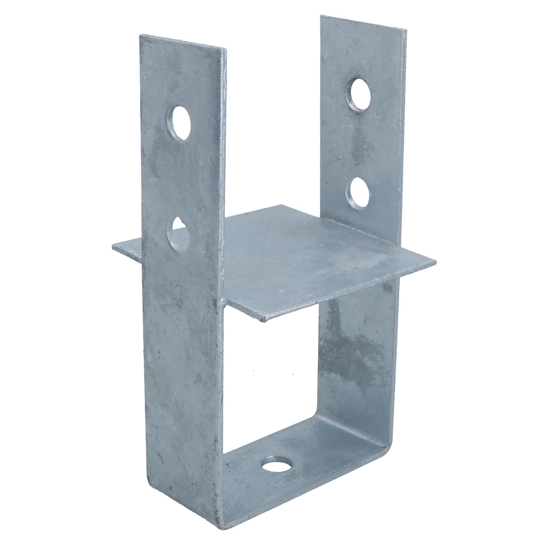 Concrete in Wooden Post U Support Base Bracket 100 x 100mm Carport Decking