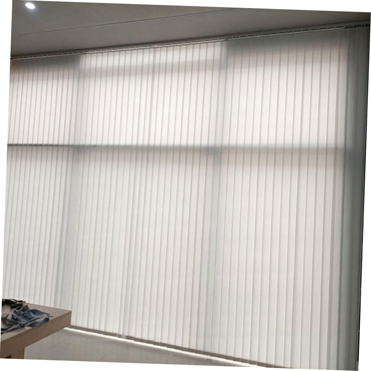 10pcs PVC Vertical Blind Slats Replacement Kit for Easy Installation Window Blinds Parts for Home and Office for Repairing Broken Vertical