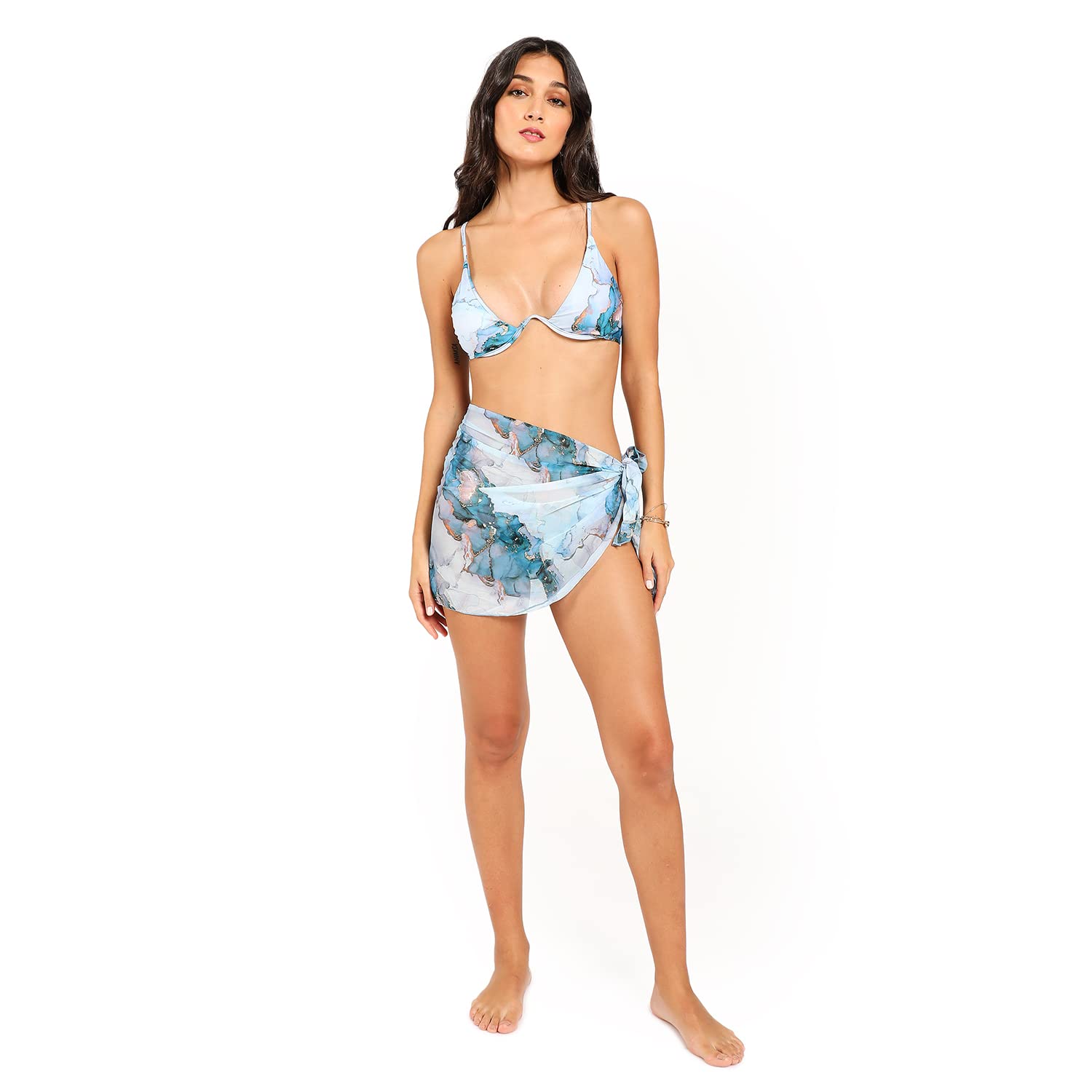 Haute Sauce 3 Piece Bikini Set for Women | Multi Color | Beachwear | Three Piece | Women's Clothing | Western | Swimwear | Swimming Costume for Ladies | Bikini | Beach Dress | Stylish | Top & Bottoms 4