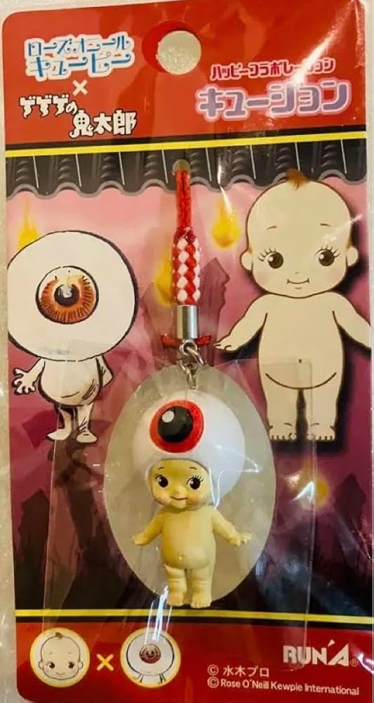 Amazon.co.jp: ローズオニールキューピー キュージョン 根付 ゲゲゲの