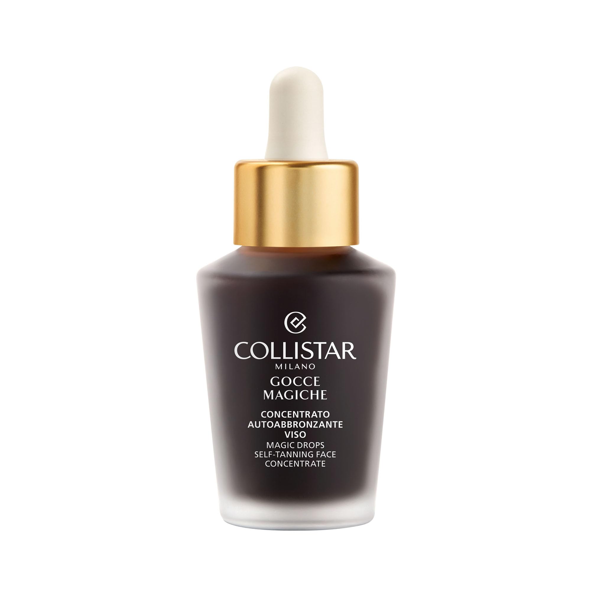 Collistar Gocce Magiche Viso Selbstbräuner, Intensive, natürliche Bräune mit DHA Rapid & Walnussschalenextrakt, Feuchtigkeitsspendend & Anti-Age, 30ml