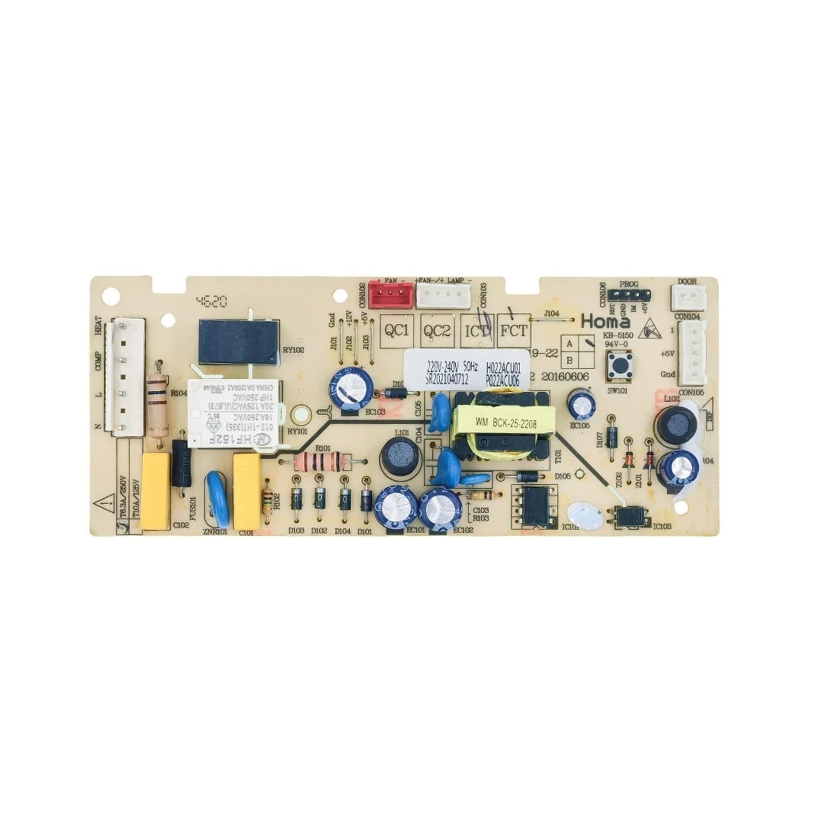 Kompatybilna z płytą sterującą lodówki Homa W19-22A Circuit PCB HT-PCB-247-A11159B-PC-V01A Części do zamrażarki do lodówki