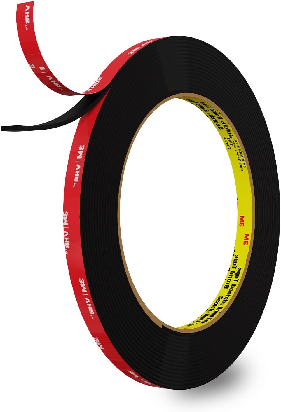 Double Sided Tape Heavy Duty 1/4 inch * 16.5F，Double Sided mounting Tape for Walls,vhb Strong Double Sided Tape Heavy Duty for Car, LED Strip Light, Home/Office Decor