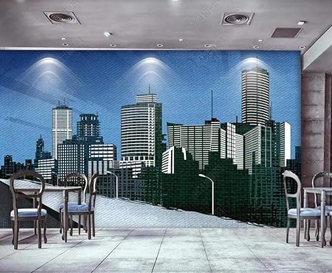 Amazon Co Jp Xiutailtd 3d壁紙写真壁紙3d効果都市超高層ビル風景写真壁紙シルク壁画xxlリビングルーム 450x315 Cm Diy 工具 ガーデン