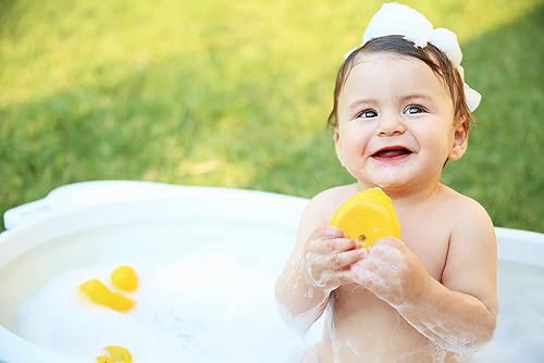 Miniatura 6 de Patos de goma amarillos, juguetes de baño grandes para preescolar, tina flotante, patos chirriantes, regalo para baby shower, bebés, niños pequeños,