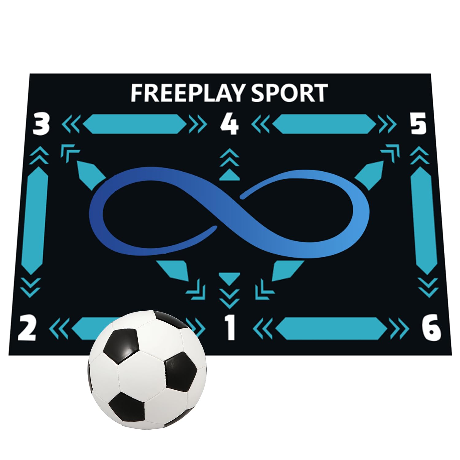 90 * 60cm Football Training Mat Diatom Mud Football Mat Football Training Equipment for Kids Adults 24 * 35 Inches Football Mastery Mat Anti-slip Ball Control Dribble Training Mat