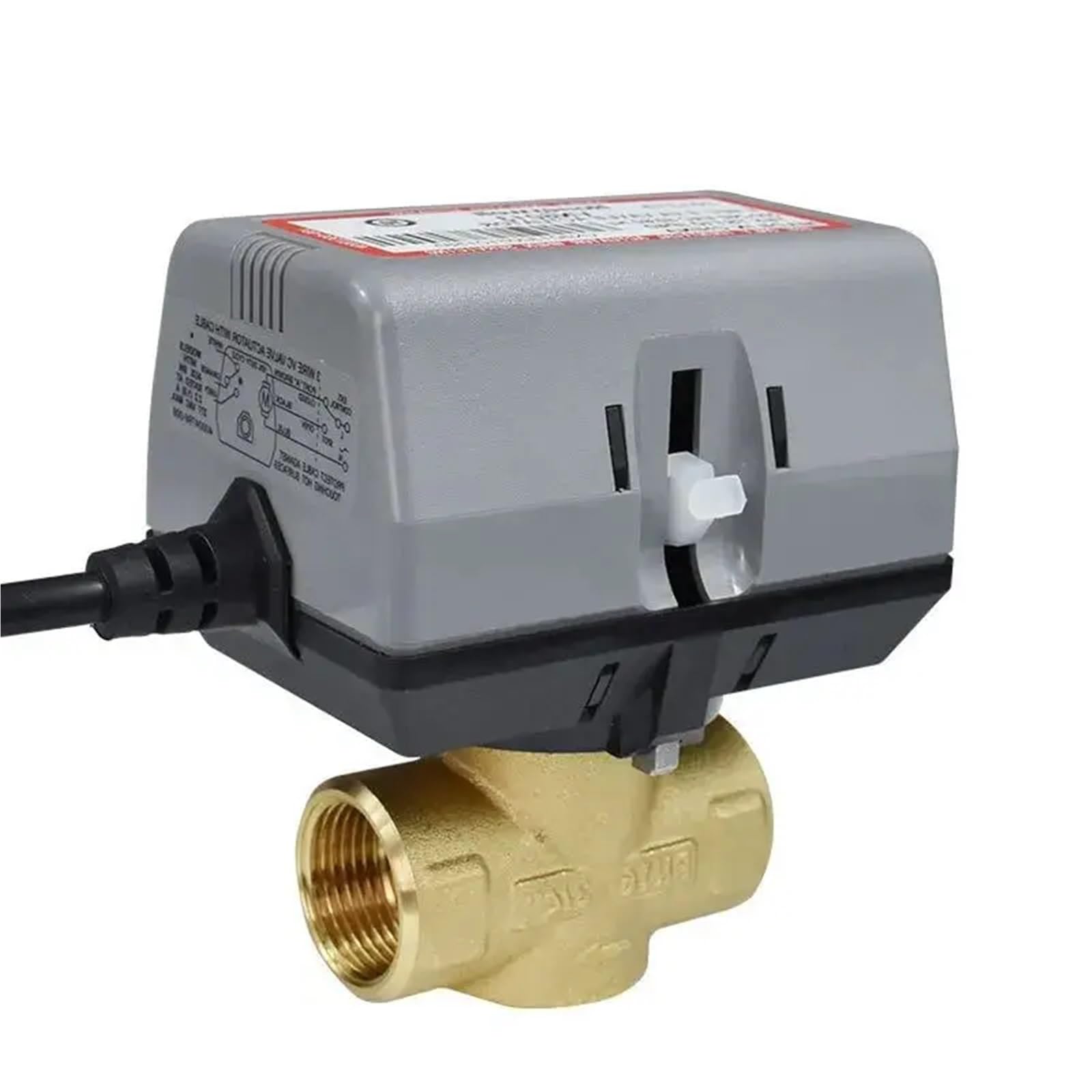 1/2'' 3/4'' 1'' Mosiężny zawór kulowy z napędem AC220V 2-drożny zawór odcinający z cewką wentylatora VC6013 (1,9 cm)