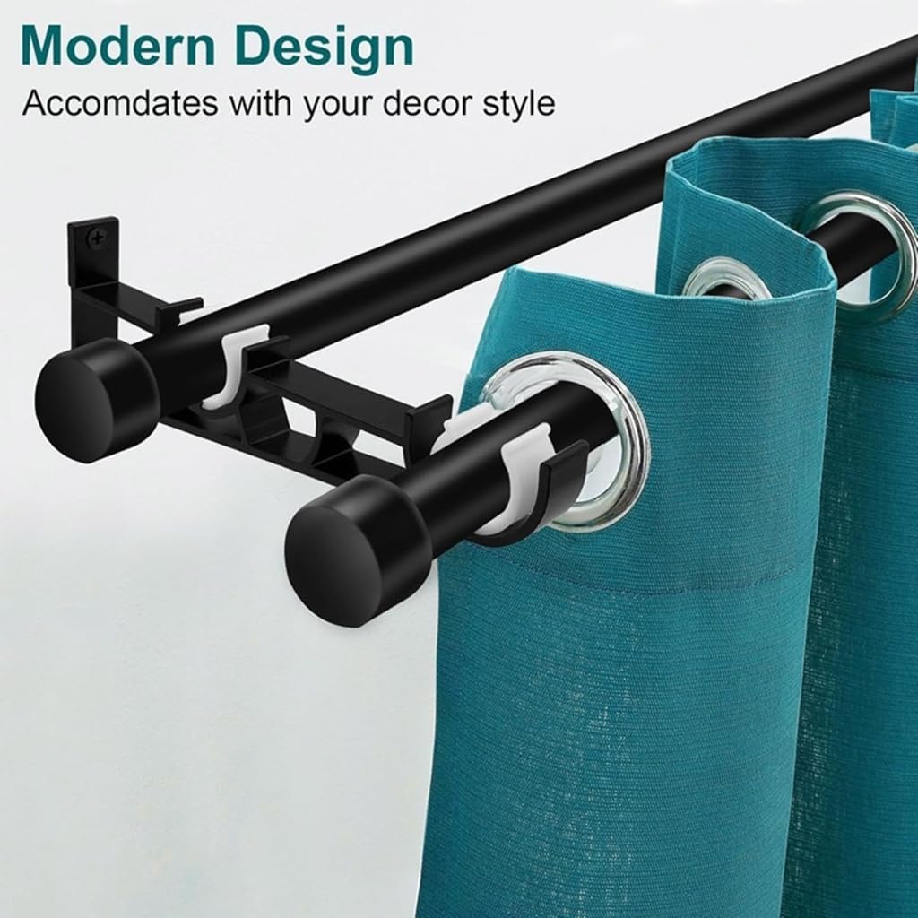Curtain Rod Bracket,Heavy Duty Curtain Rod Holder Window Hardware Rod Holders
