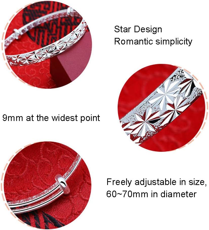 Sterling Silver Bangle Bracelets for Women, Handmade Bracelet for Women, Great Mother Gifts, Mothers Day Gifts - Image 2