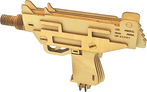 Kits de modelo de pistola de rompecabezas 3D y kits de modelo de daga, rompecabezas de madera para adultos, kits de construcción de madera, regalos