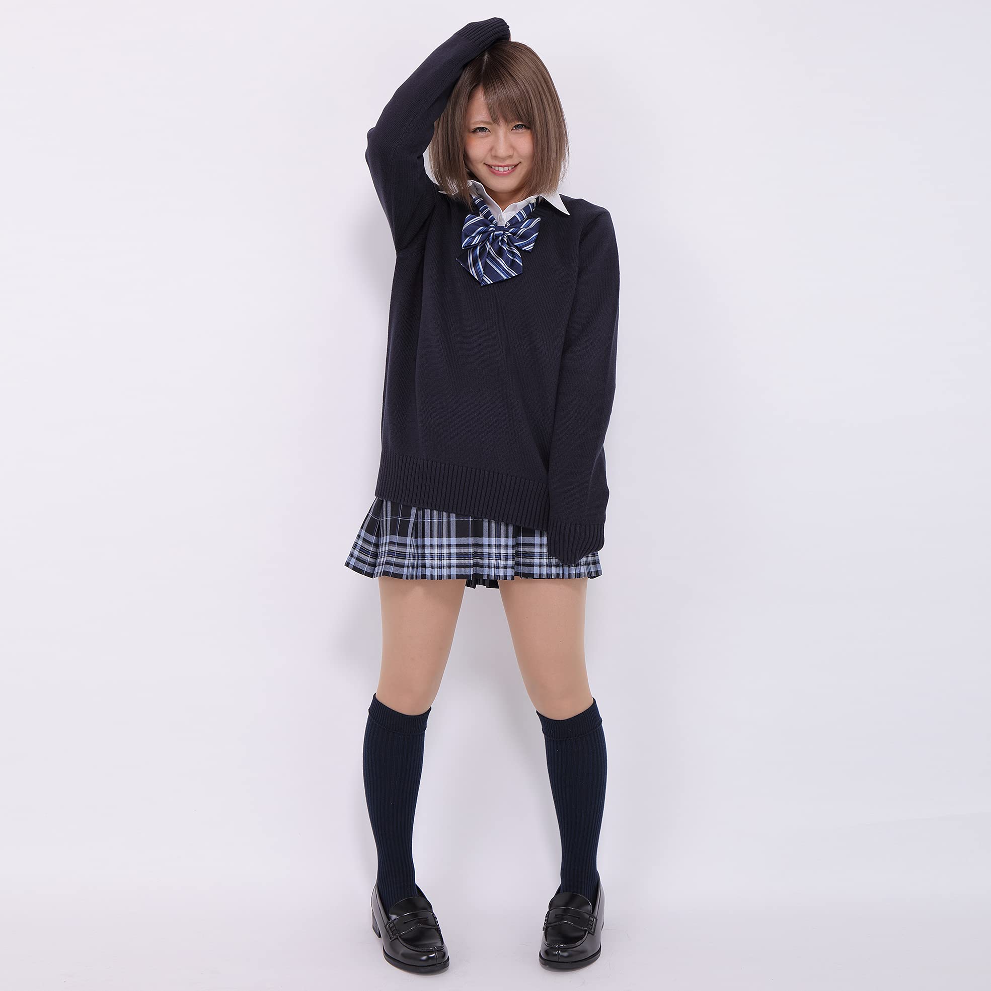 制服コスプレ　プリーツスカート＆紺ソ Amazon.co.jp: [YAISHN] セーラー服 ハロウィン コスプレ 制服