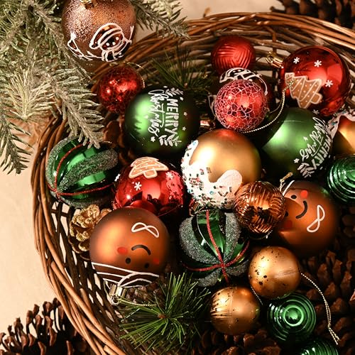DecorbyHannah 21ct Gingerbread Christmas Ornaments Set Tree Decorations - image 4