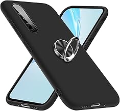 Xperia 1 V Case with Ring for SO-51D / SOG10 Case, Silicone Protective Case, Polished Surface, Smartphone Case, tpu Slim, Thin, Strap Hole, Integrated, Anti-Fingerprint, Lightweight, Popular, Mobile