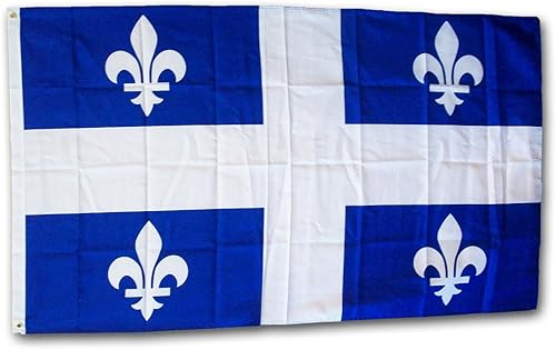 NEOPlex - Bandera de la provincia canadiense de 3 x 5 pies - Quebec