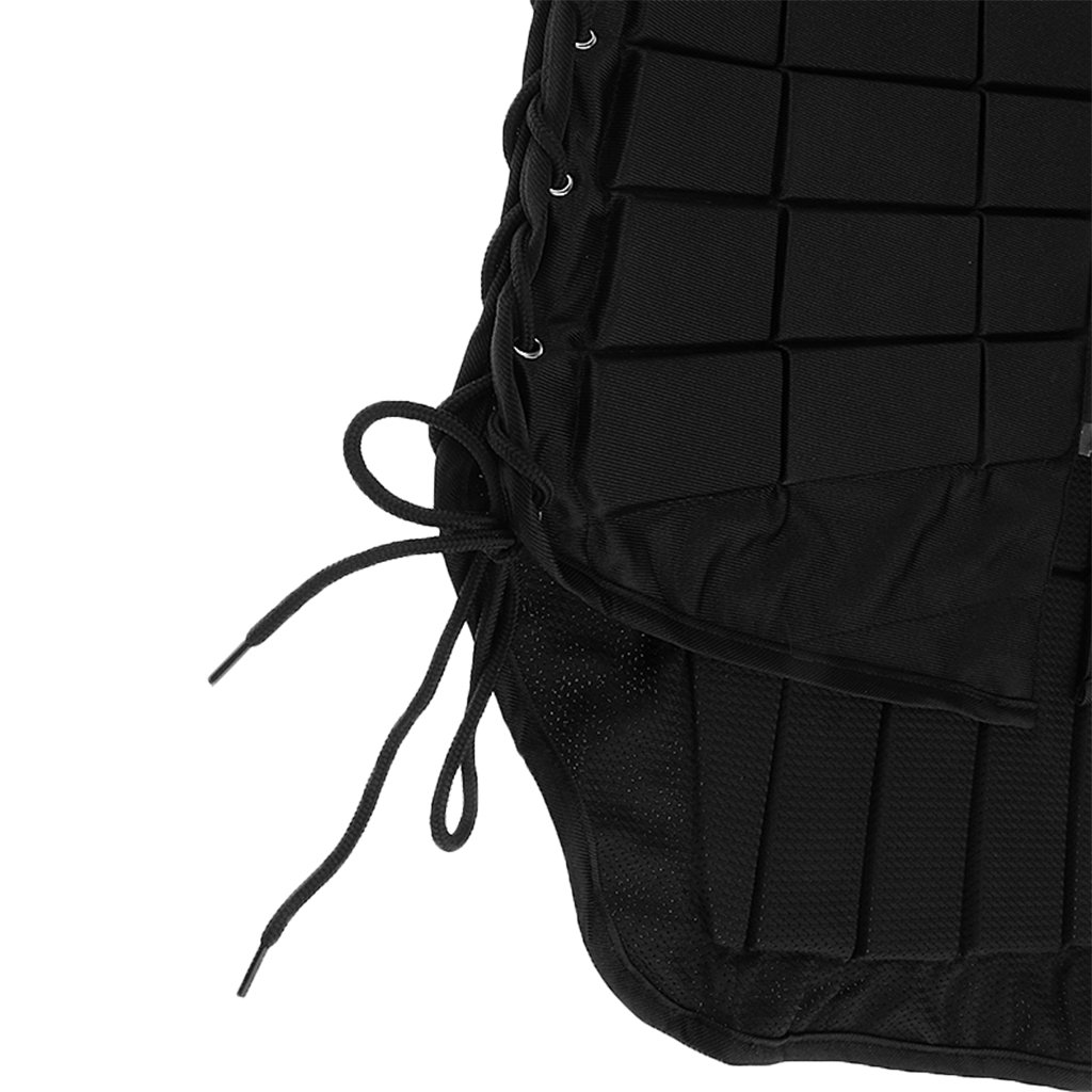 Sécurité Équitation Gilet Sports Équestres Corps Protecteur Garde Absorption des Chocs Respirant Gilet pour Hommes Femmes Garçons Filles Jeunes,Noir,XL,HaoAMZ