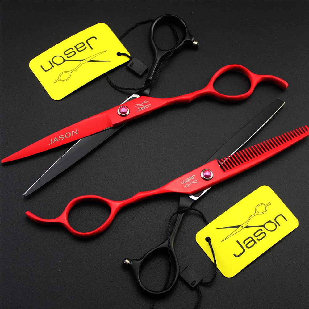 Ciseaux De Coupe De Cheveux De Gauche À Gauche, Ciseaux De 6,0 Pouces en Acier Inoxydable Et Ciseaux D'éclaircie, pour Coiffure, Salon, Maison