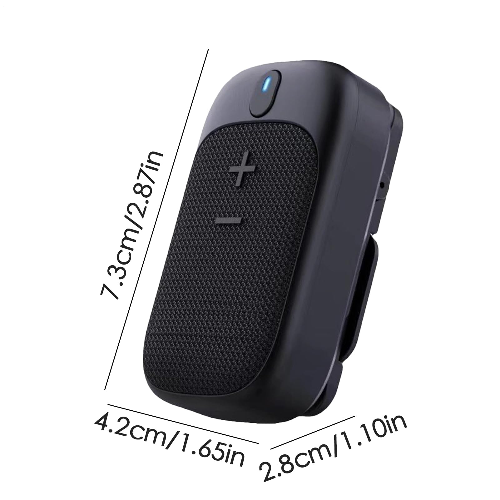 Genérico Altoparlante impermeabile portatile: altoparlante da doccia | portatile con bassi stereo, classificazione impermeabile, design compatto con , 10 ore di durata della batteria | Attività