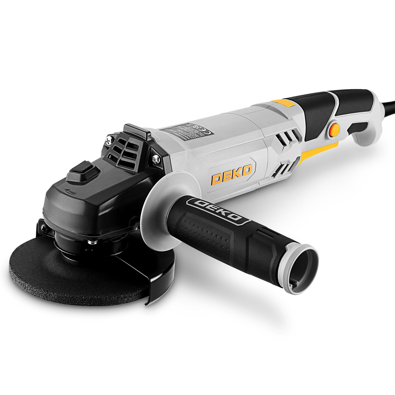 Angle Grinder Power Tool: DEKOPRO 115mm 900W Corded Electric Angle Grinder for Cutting,Polishing and Grinding Long Handles