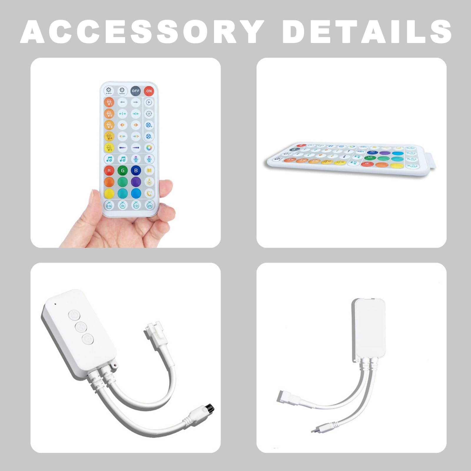 Avec Télécommande Lumières LED Pour TV Bande De Lumières LED USB Multi-taille Etanche Couleur Et Taille Réglables Convient Pour Les Arrière-plans De Télévision, Les Salons, Les Chambres À Coucher(1m/3