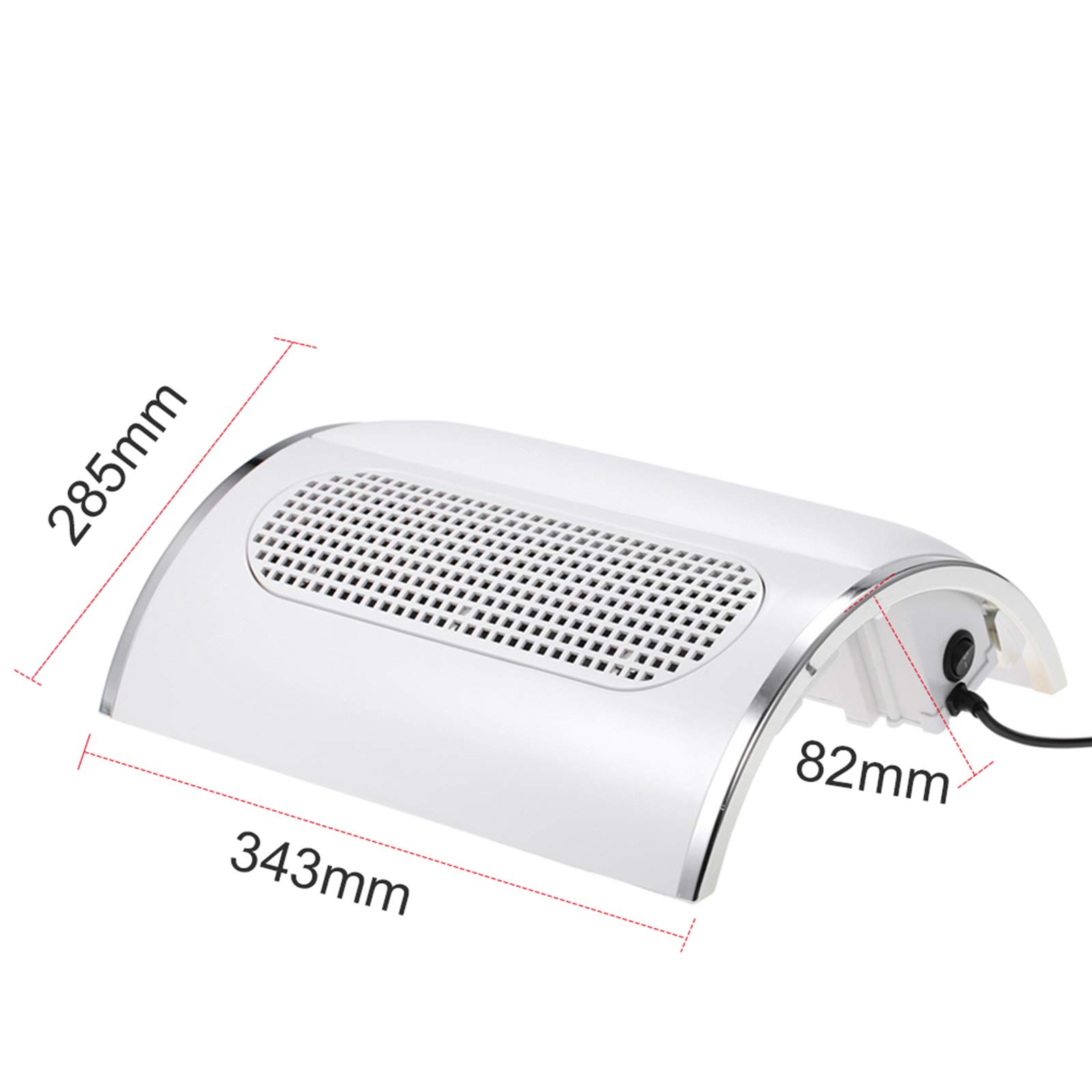 Nagel Staubsauger Professionelle Staubabsaugung Nagelstudio & Zuhause mit 2 Staubsammelbeutel,Leiser Nagelstaubsauger mit 3 leistungsstarken Ventilatoren