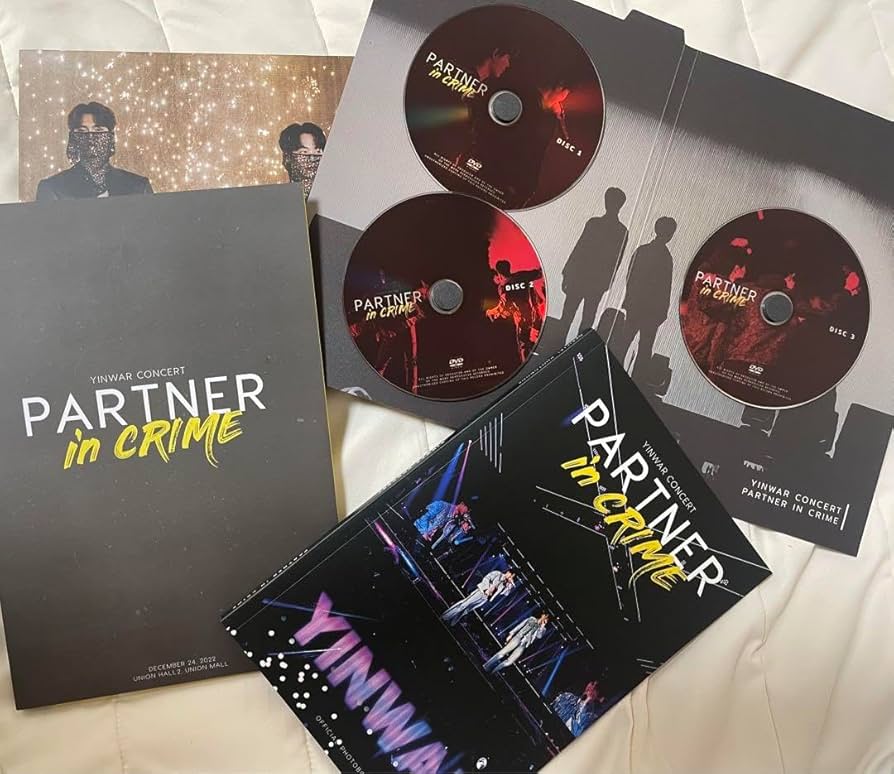 YINWAR ライブDVD BOX PARTNER in CRIME【未使用】 YinWar PARTNER IN CRIMEコンサート記念DVD BOX