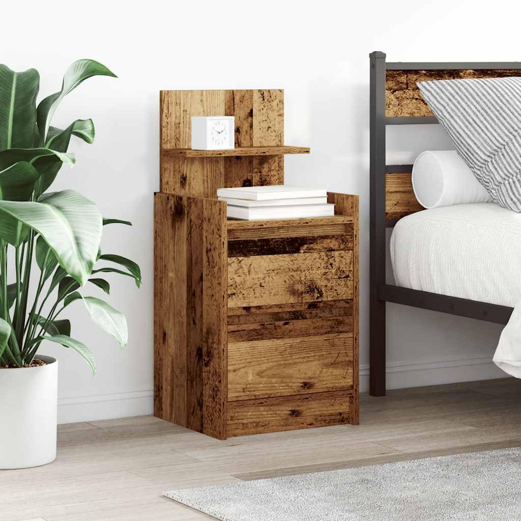 Stilvoller Nachttisch aus Holzwerkstoff mit reichlich Stauraum, robuster Platte und pflegeleichter Oberfläche für Ihr Schlafzimmer