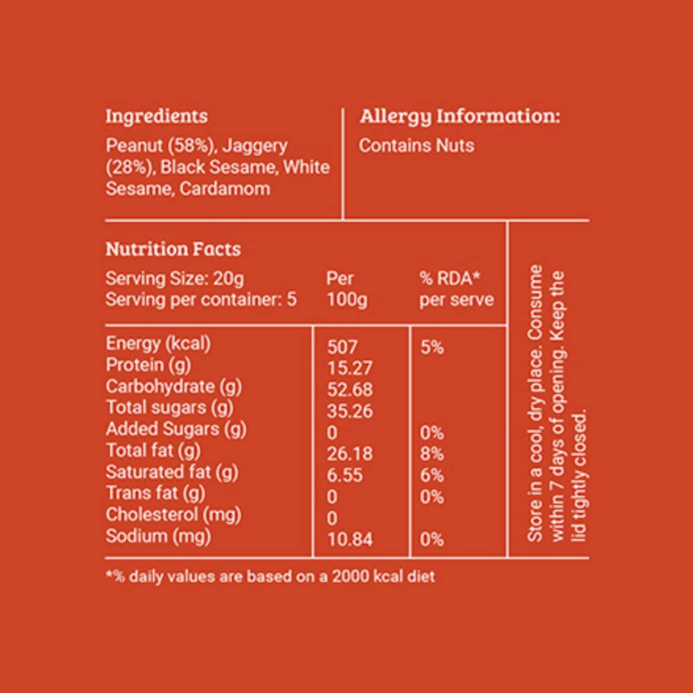 Almond House- Greater Gud- Sesame Sprinkled Peanuts - 100gms (Pack of 2) 2