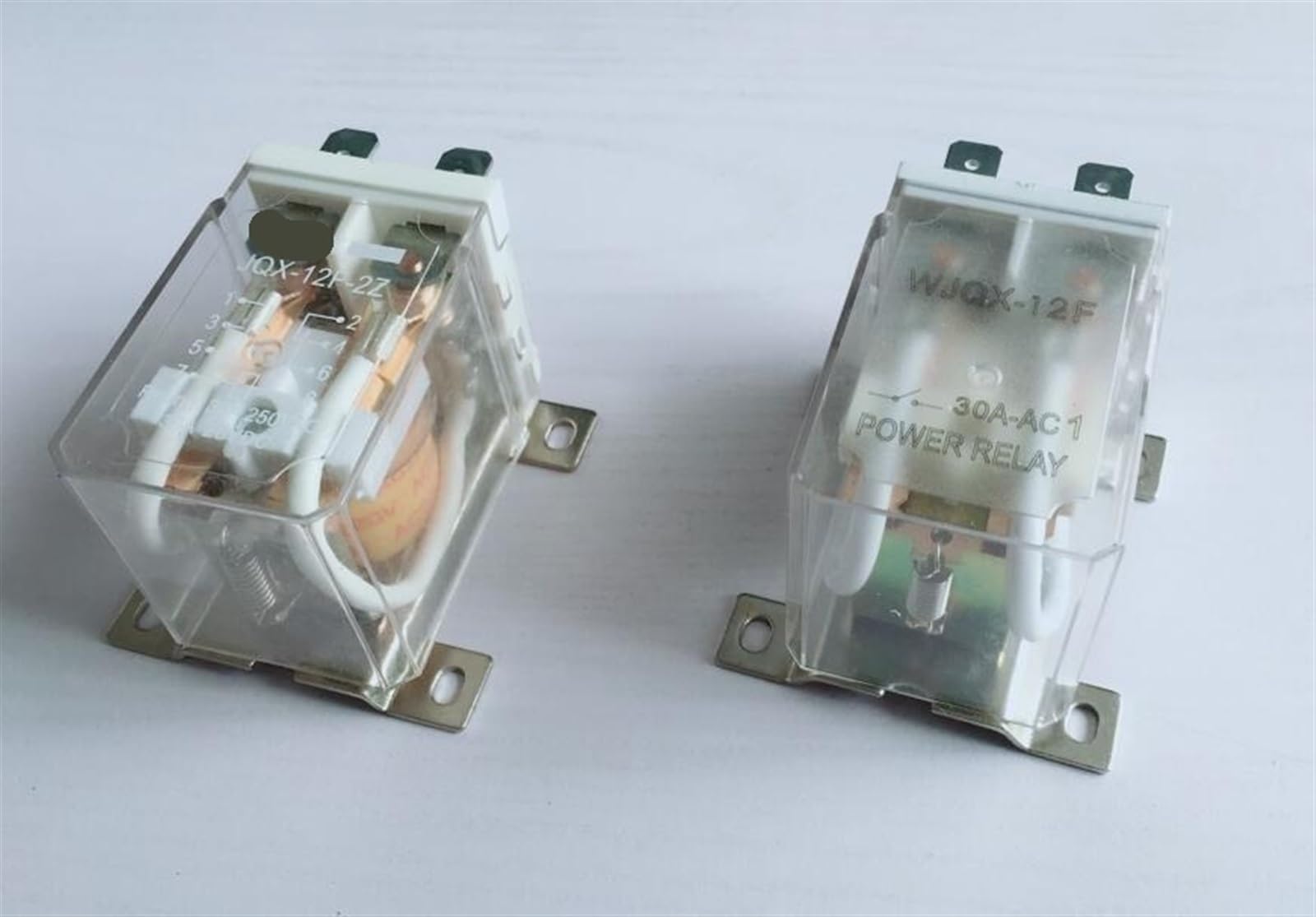 Relé electromagnético JQX-12F 2Z AC220V con bobina de 8PIN para cuadros de automatización 3