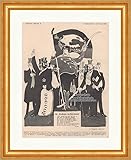  Biller Antik Les héritiers du patriotisme A. Weisgerber drapeau Ostini Jeunesse 1462 Encadré