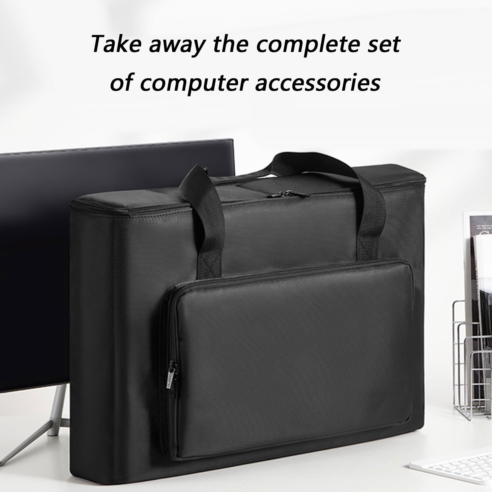MURYE Étui de transport léger pour moniteur de 24"/27" avec poignée