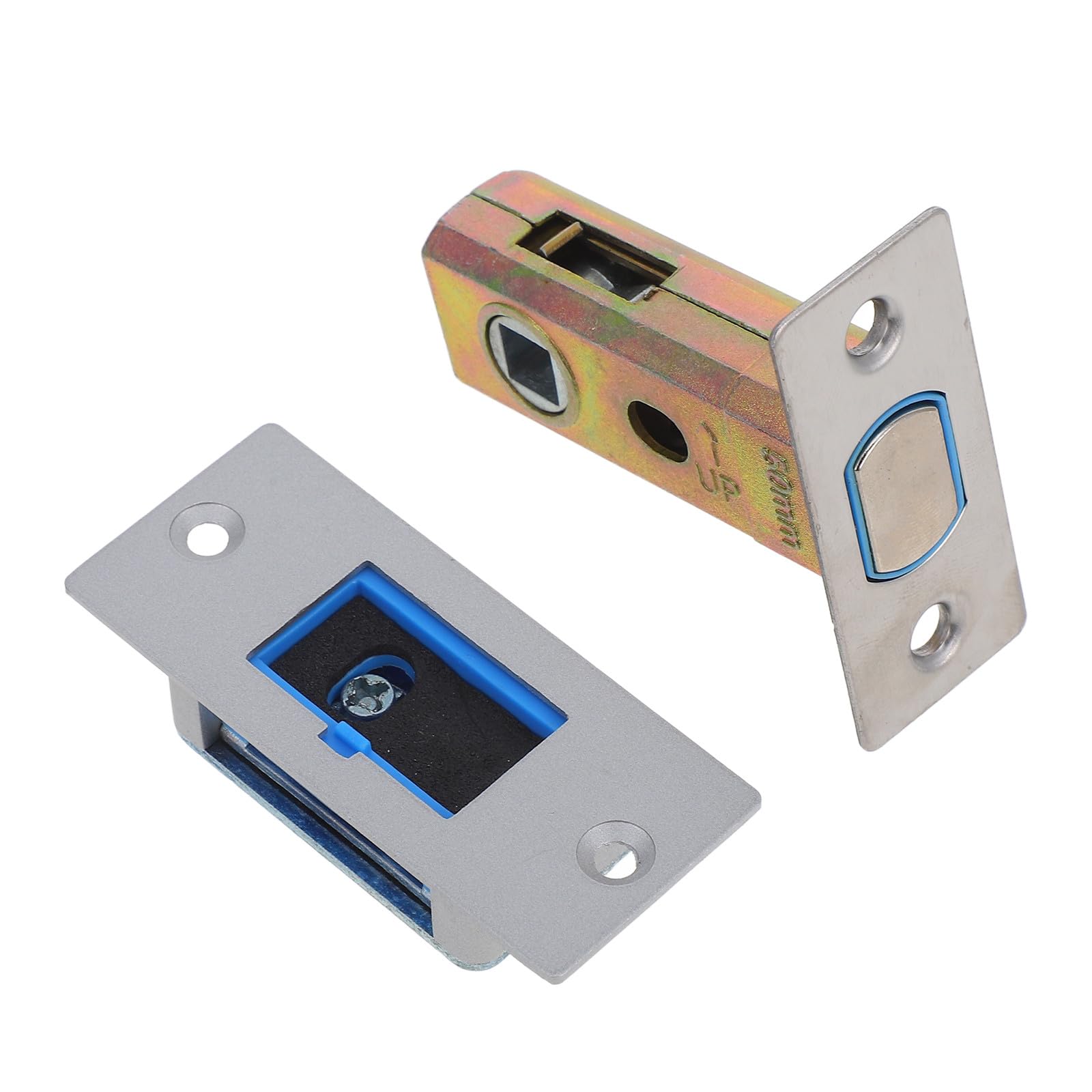 HYTROVE Magnetic Door Lock Latch Wooden and Bathroom Doors for Suitable for 8mm Spindle Stainless Steel Silent Operation Magnetic Latch with Elegant Design Home and Office Use