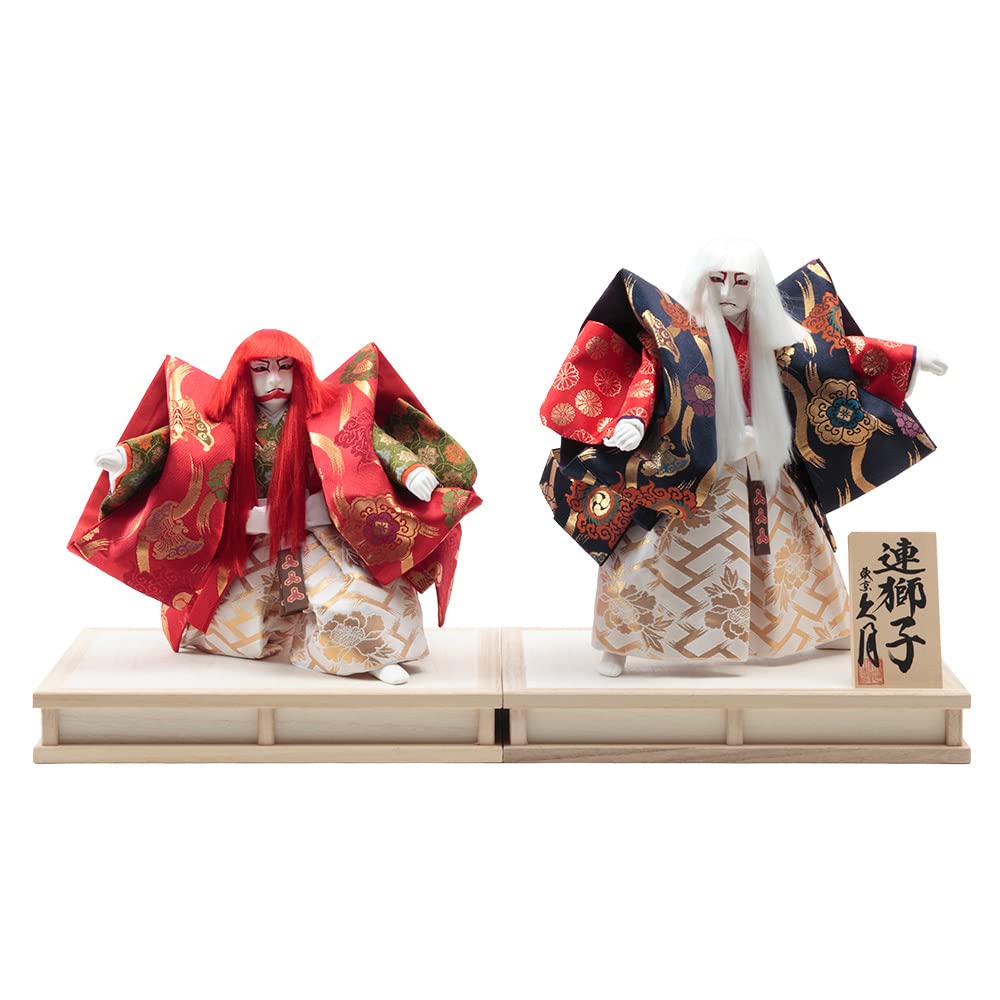 人形の久月 連獅子 歌舞伎 日本人形