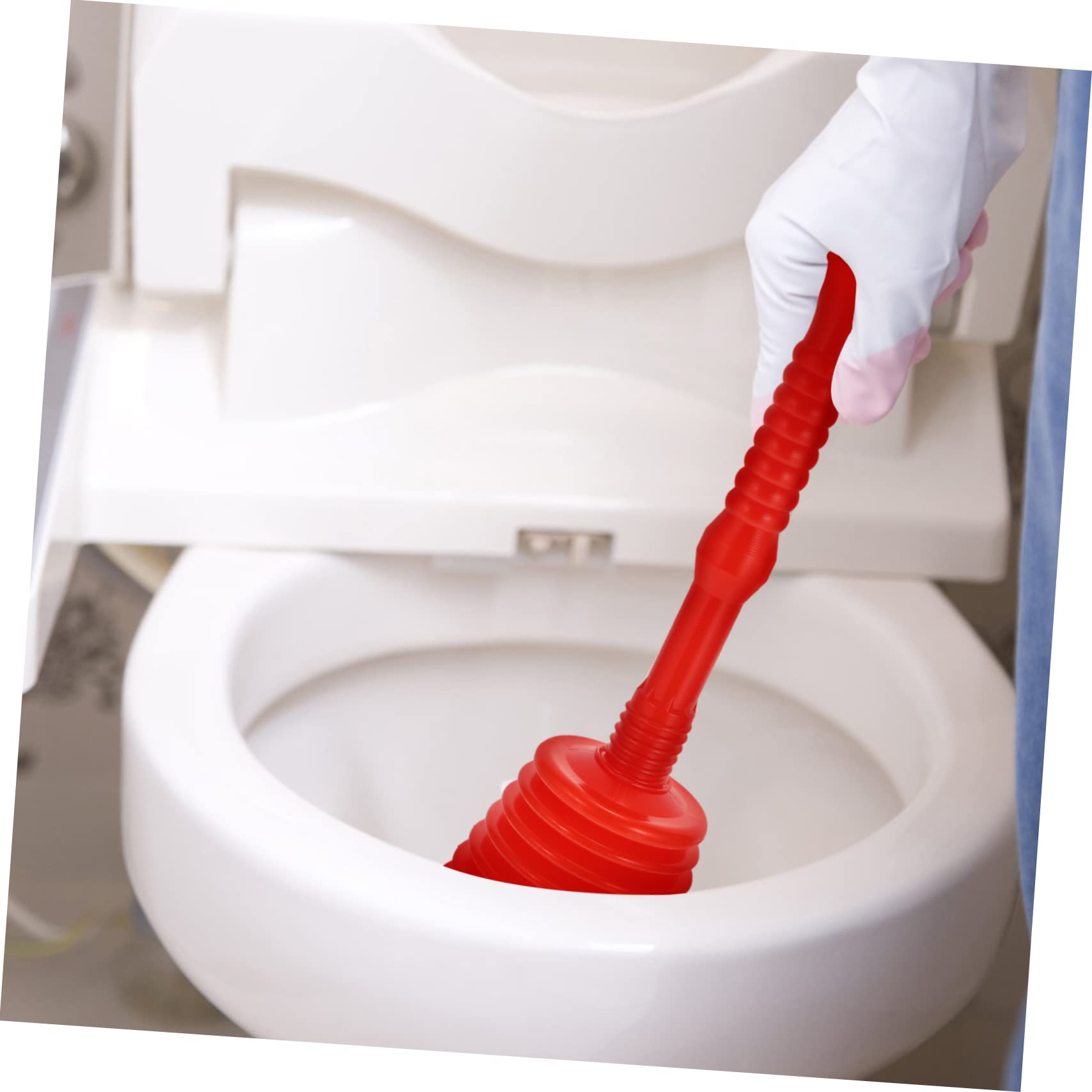 TOPBATHY 4pezzi Sturalavandini Gomma con Manico Ergonomico per Pulizia di Scarichi e Tubature Casa e Ufficio