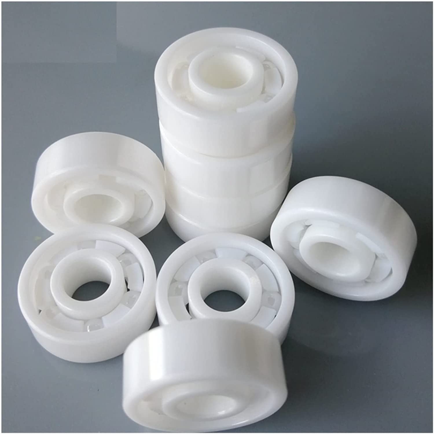 Łożyska 10 sztuk 608 pełne łożysko ceramiczne ABEC-9 605 606 607 623 624 625 626 683 684 685 686 687 688 689 6800 6801 6802 8x22x2 7 mm (62 mm) 5 CE 5X16X5)