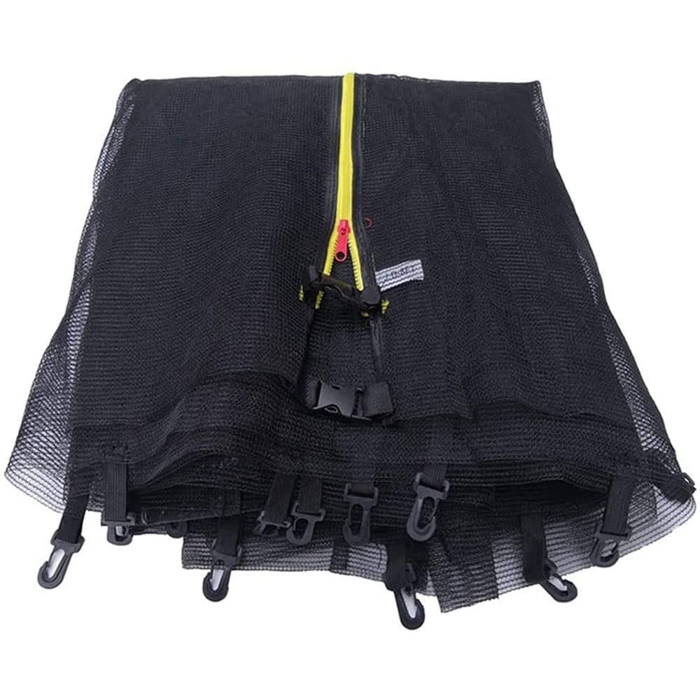 CIRONI Rete Protettiva per Trampolino 6 Piedi 8 Piedi 10 Piedi 12 Piedi 13 Piedi 14 Piedi 16 Piedi per Bambini Trampolini da Esterno per Grandi Giardini, Rete di Sicurezza Facile da Montare, Senza
