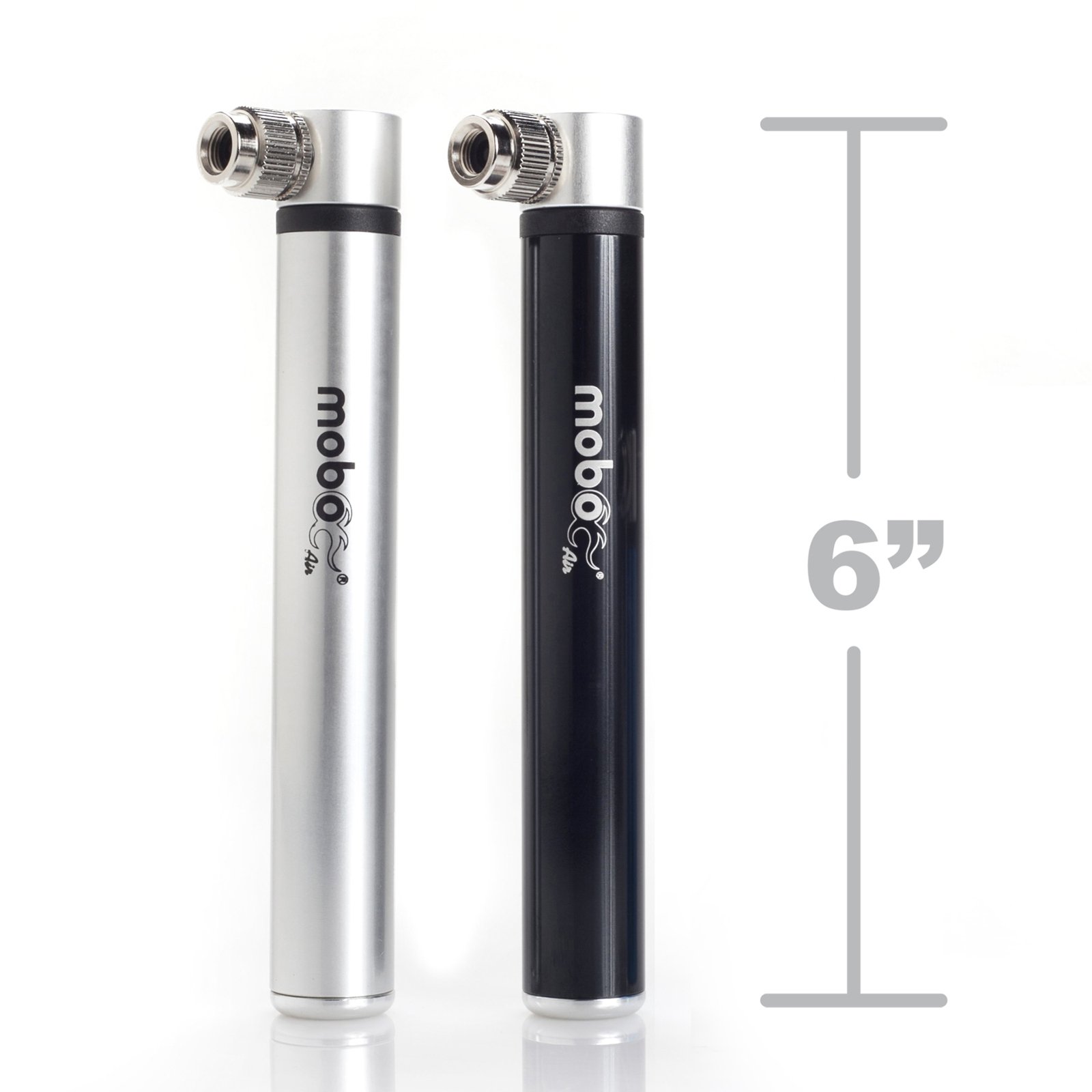 Mobo Pocket Air Pump, Silver, 6-Inch
