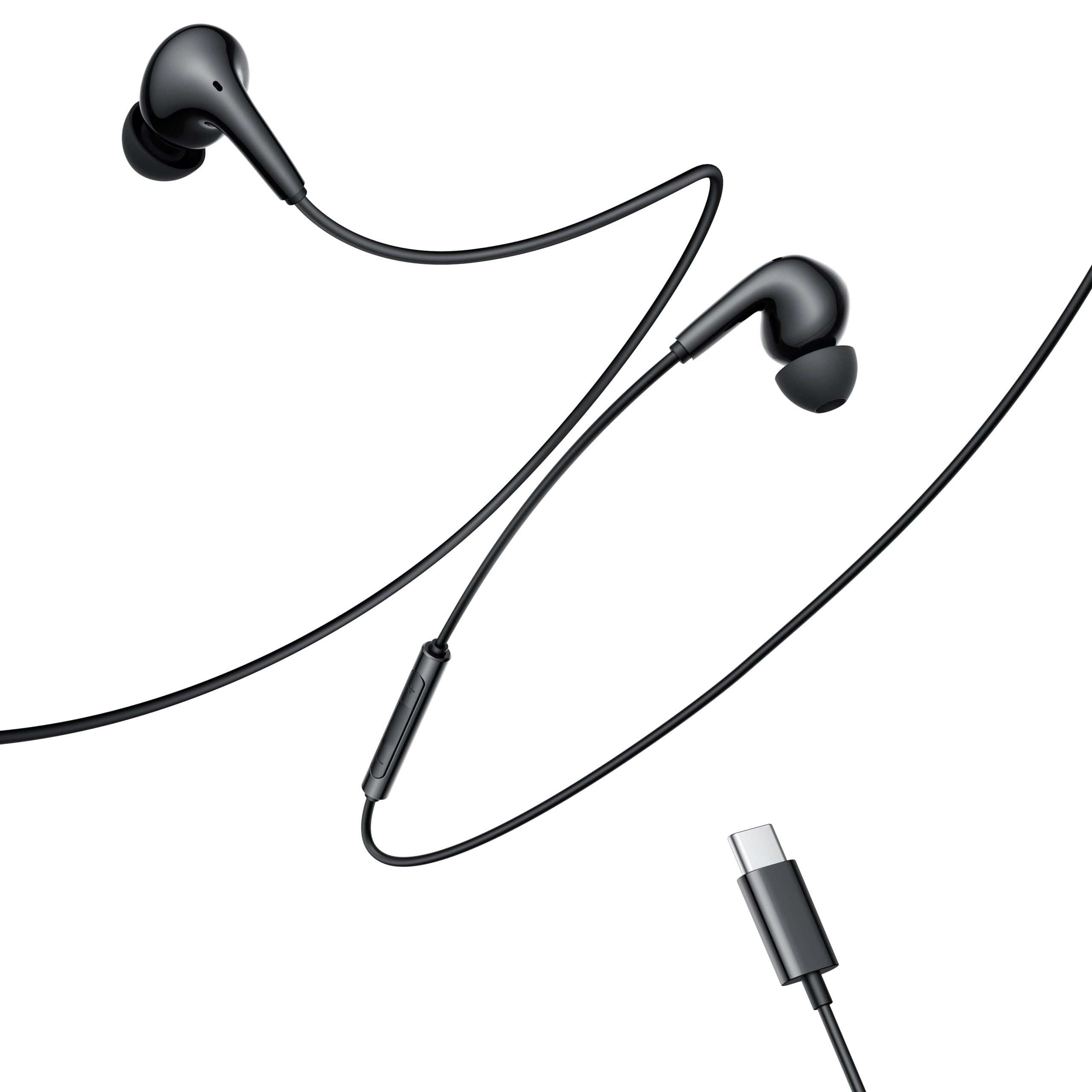 Edifier P230 USB-C Wired Earphones, Hi-Res Audio, 12.4mm Dynamic Driver, IP54 Water Resistant, Black — Amazon image 4