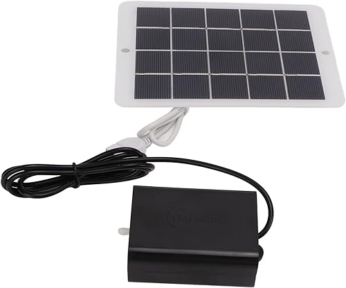 Miniatura 9 de Alomejor Oxigenador solar Bomba de aire Interfaz de salida 3W 5V Aireador de oxígeno solar portátil para decoración de jardín de peces de estanque