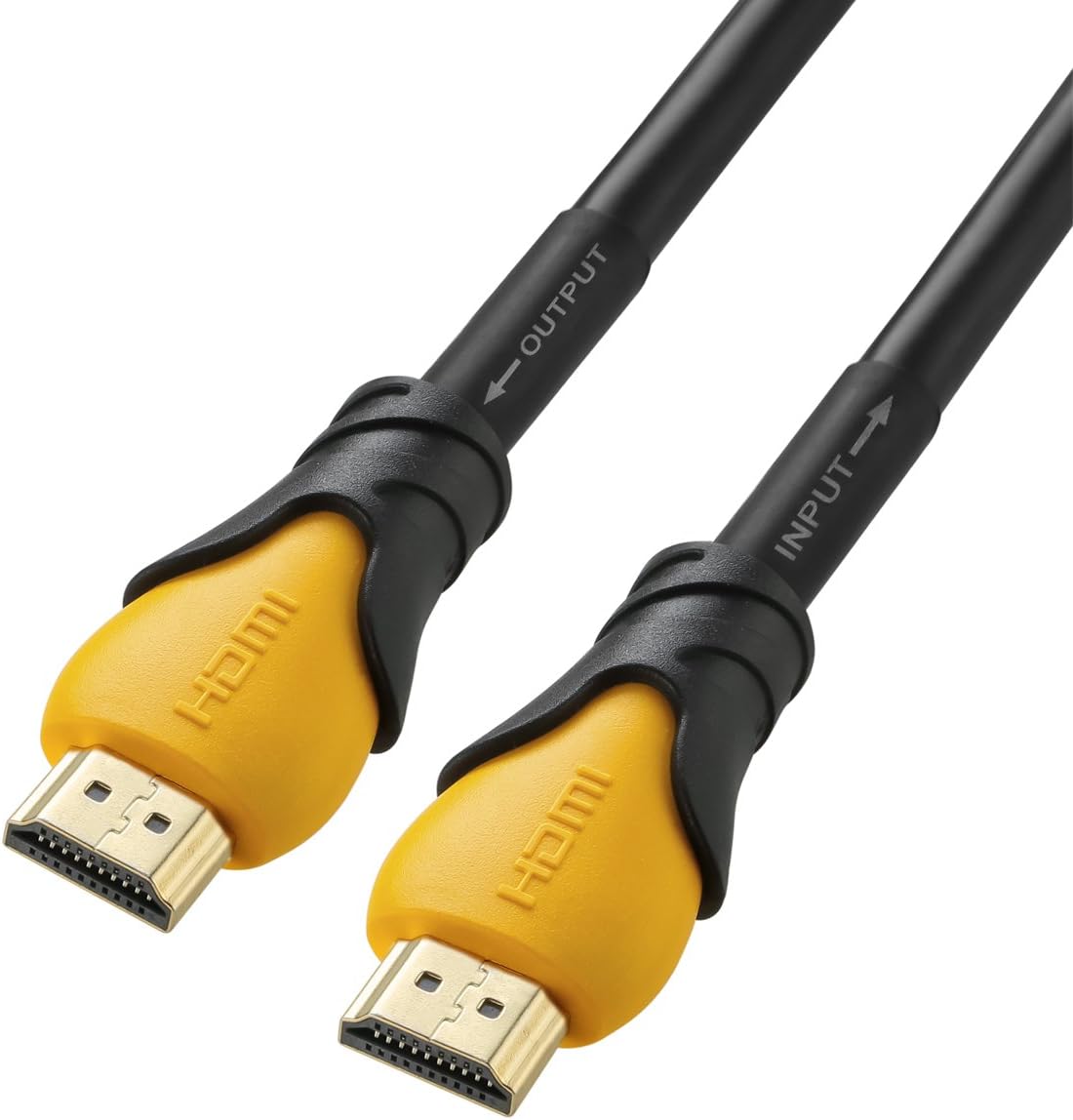 Atech Series Yellow&black High Hdmi Cable 82 Ft(25m) with Builtin Signal Booster