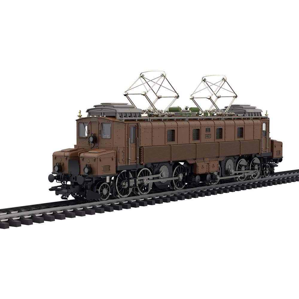Märklin Modelleisenbahn Elektrolokomotive Serie Fc 2x3/4 - Güterzug-Elektrolokomotive Köfferli, H0 Lokomotive 22,1 cm der Schweizer Bundesbahnen (SBB) ab 15 Jahre