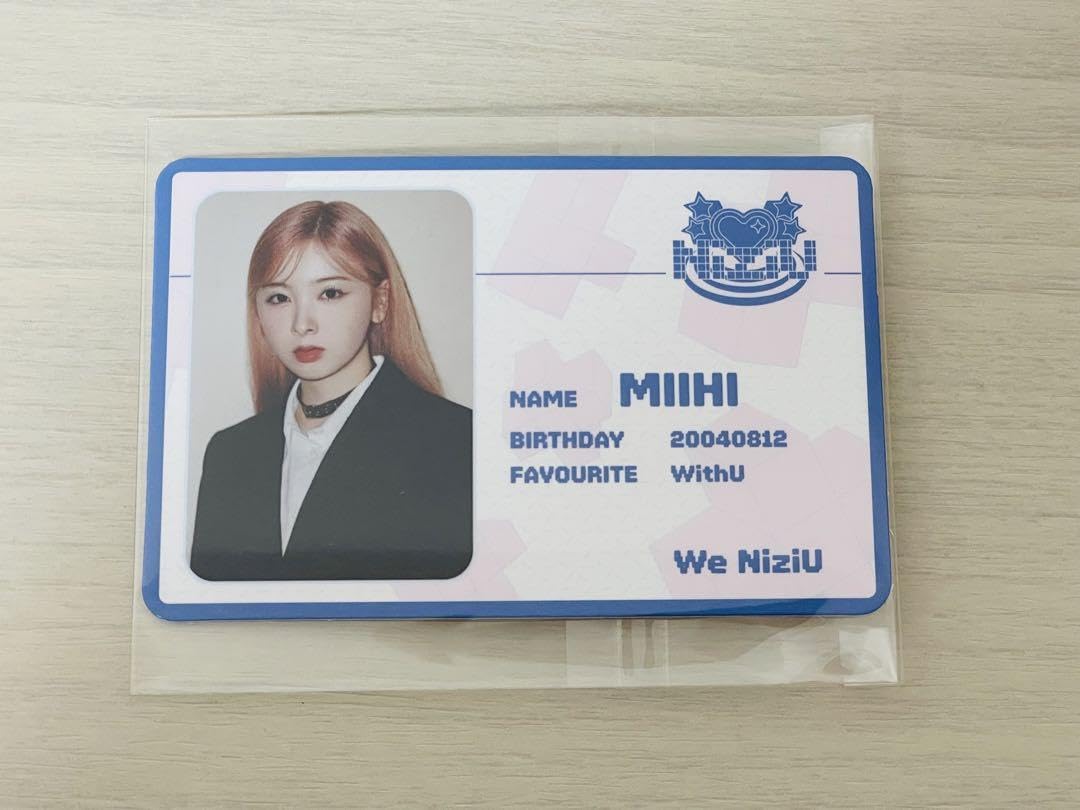 Amazon.co.jp: NiziU Press Play ミイヒ 限定盤 封入 IDカード